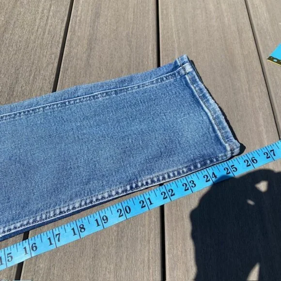 GAP High Rise Vintage Slim Jeans size 28/6 R - Blue wash - Picture 8 of 9